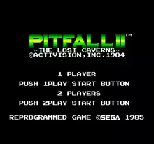 Image n° 5 - titles : Pitfall II - The Lost Caverns
